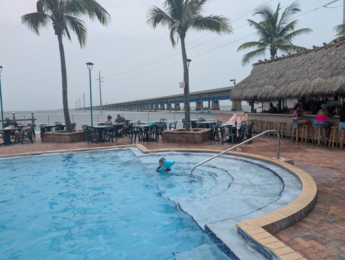 Florida Overseas Highway road trip Sunset Grille pool bar
