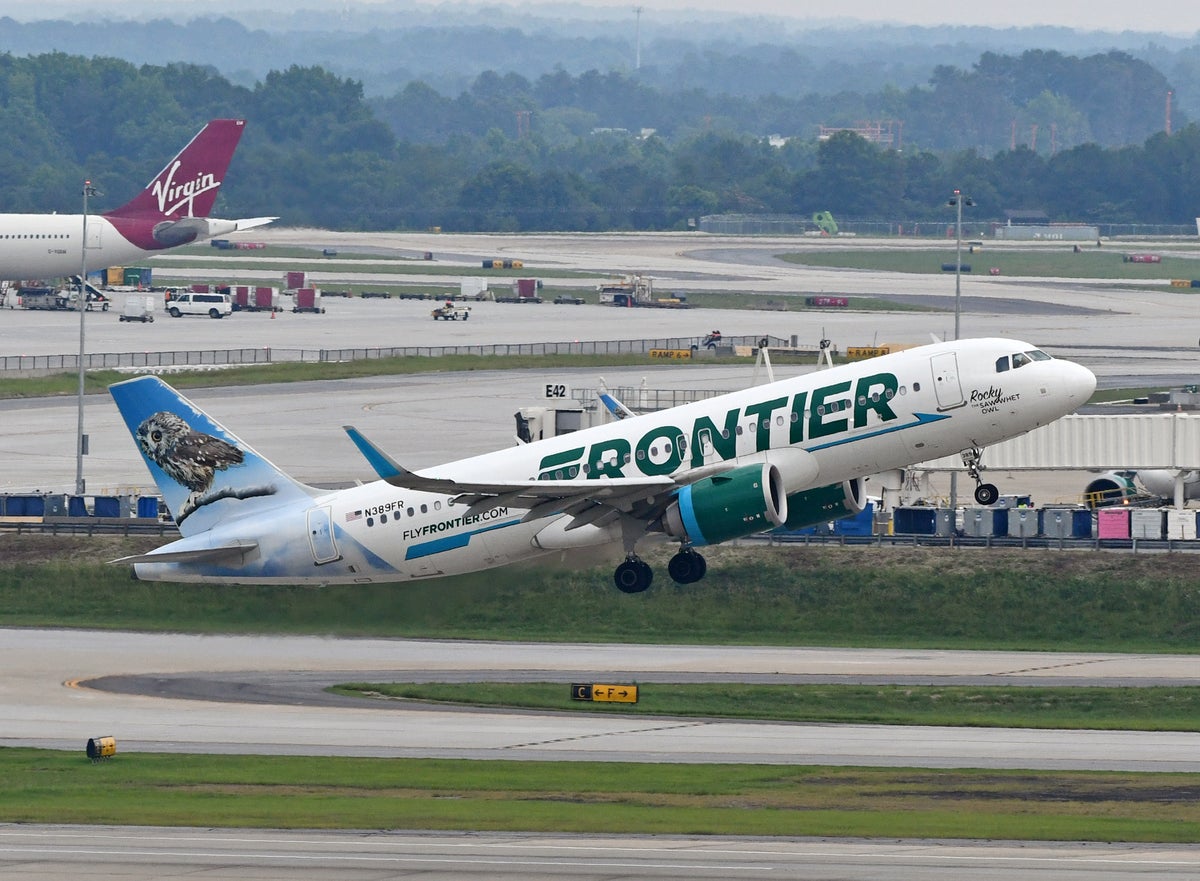 Frontier A320neo Takeoff ATL