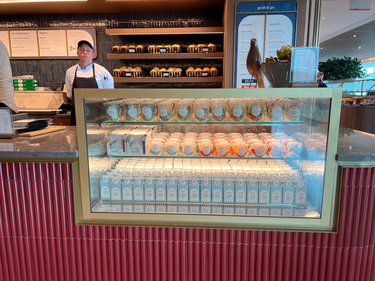Grab and Go Items Capital One Lounge JFK