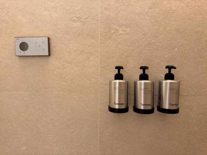 Grand Hotel Centenari Valencia Marriott Autograph Collection bathroom pump bottles Grand Hotel Centenari Valencia Marriott Autograph Collection bathroom pump bottles