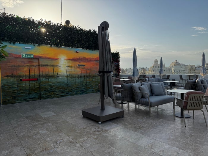 Grand Hotel Centenari Valencia Marriott Autograph Collection rooftop mural Grand Hotel Centenari Valencia Marriott Autograph Collection rooftop mural