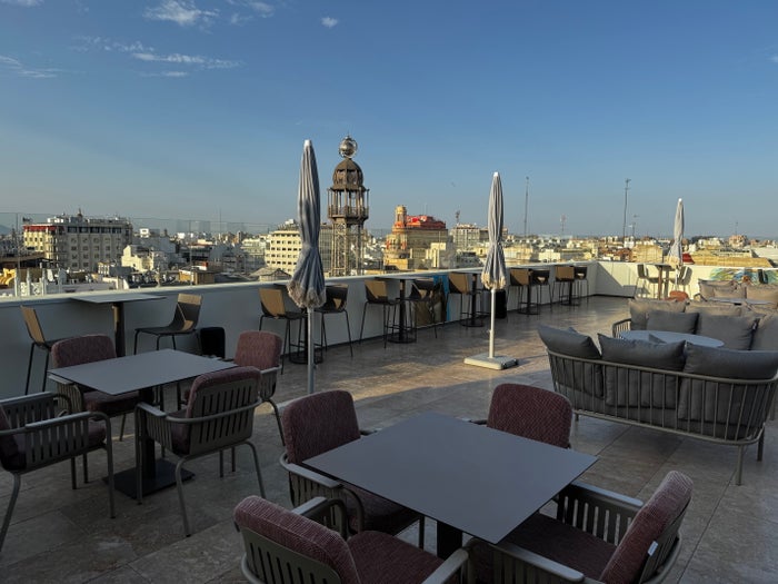 Grand Hotel Centenari Valencia Marriott Autograph Collection rooftop seating Grand Hotel Centenari Valencia Marriott Autograph Collection rooftop seating