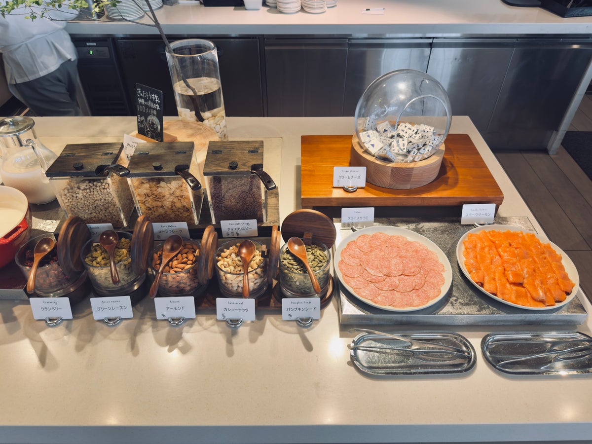 Hilton Odawara Resort breakfast salmon