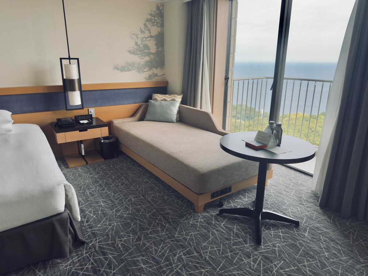 Hilton Odawara Resort room lounging couch