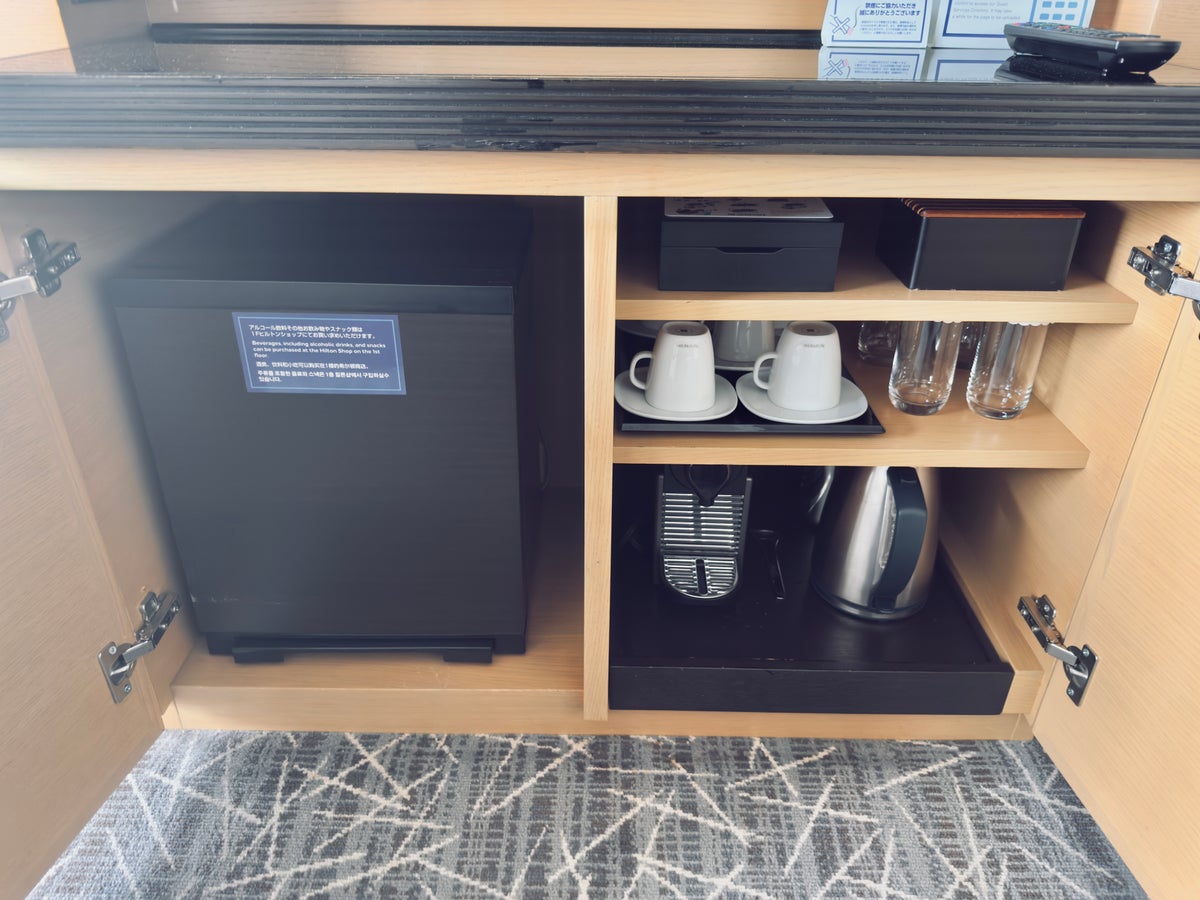 Hilton Odawara Resort room minifridge