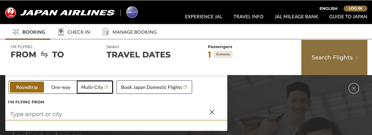 Japan Airlines Home Page 