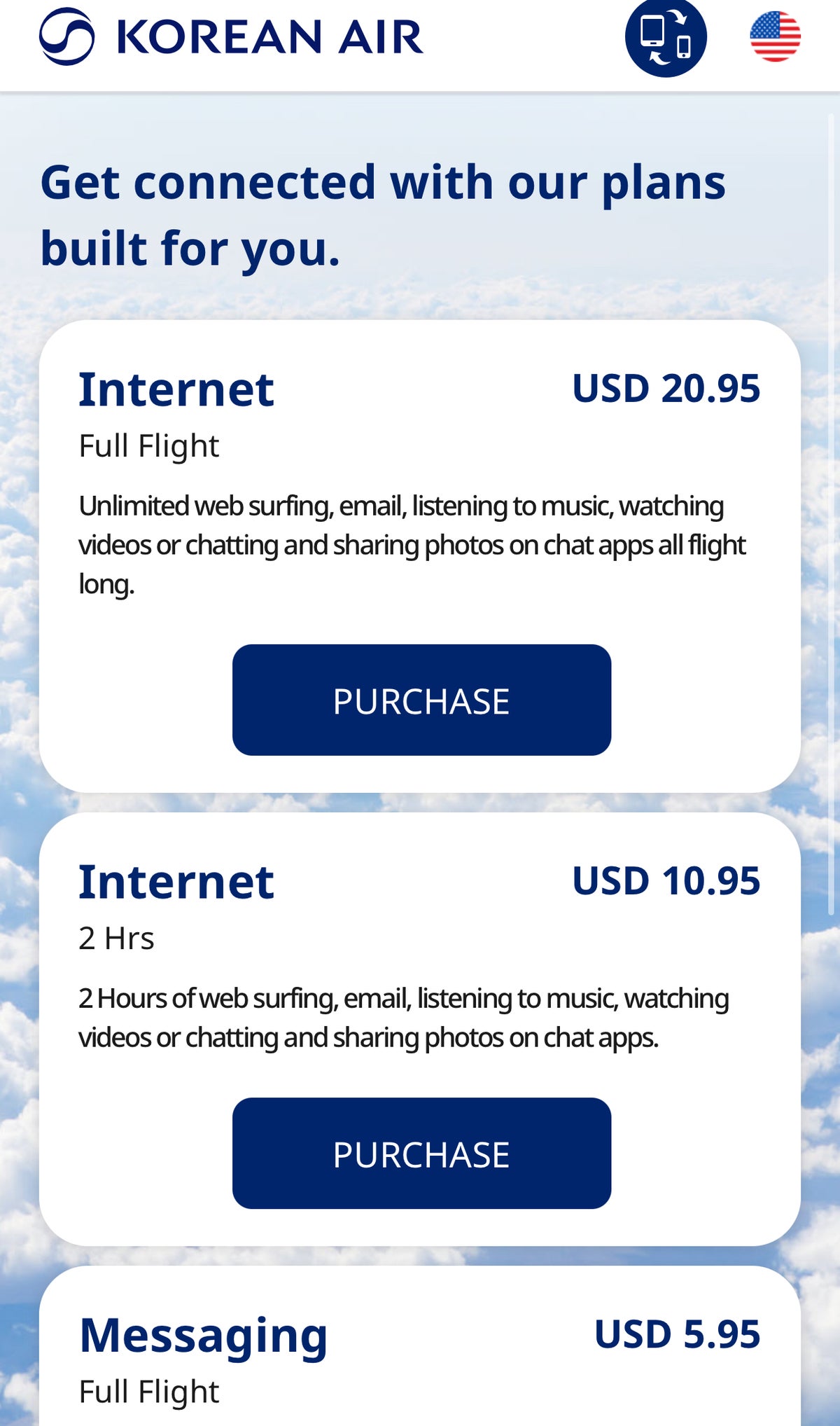 Korean Prestige 2.0 Suites Wi Fi Options