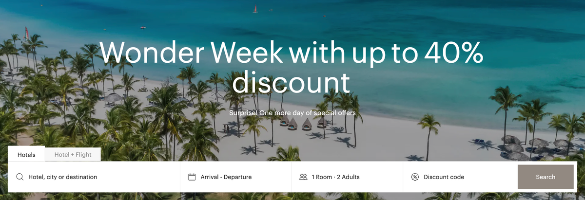Melia Hotels Wonder Week sale June 2025