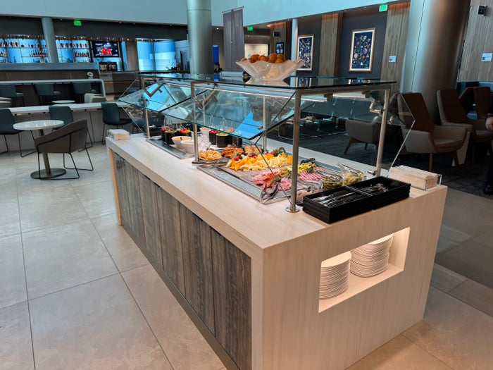New Delta Sky Club SEA Cold Cuts Buffet New Delta Sky Club SEA Cold Cuts Buffet