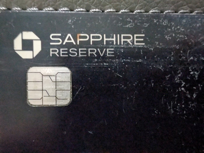 Old Chase Sapphire Reserve card chip Old Chase Sapphire Reserve card chip