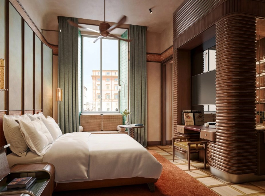 Orient Express La Minerva guest room