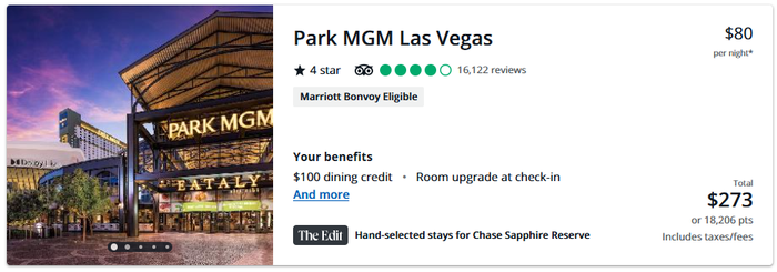 Park MGM Las Vegas The Edit by Chase Travel booking Park MGM Las Vegas The Edit by Chase Travel booking