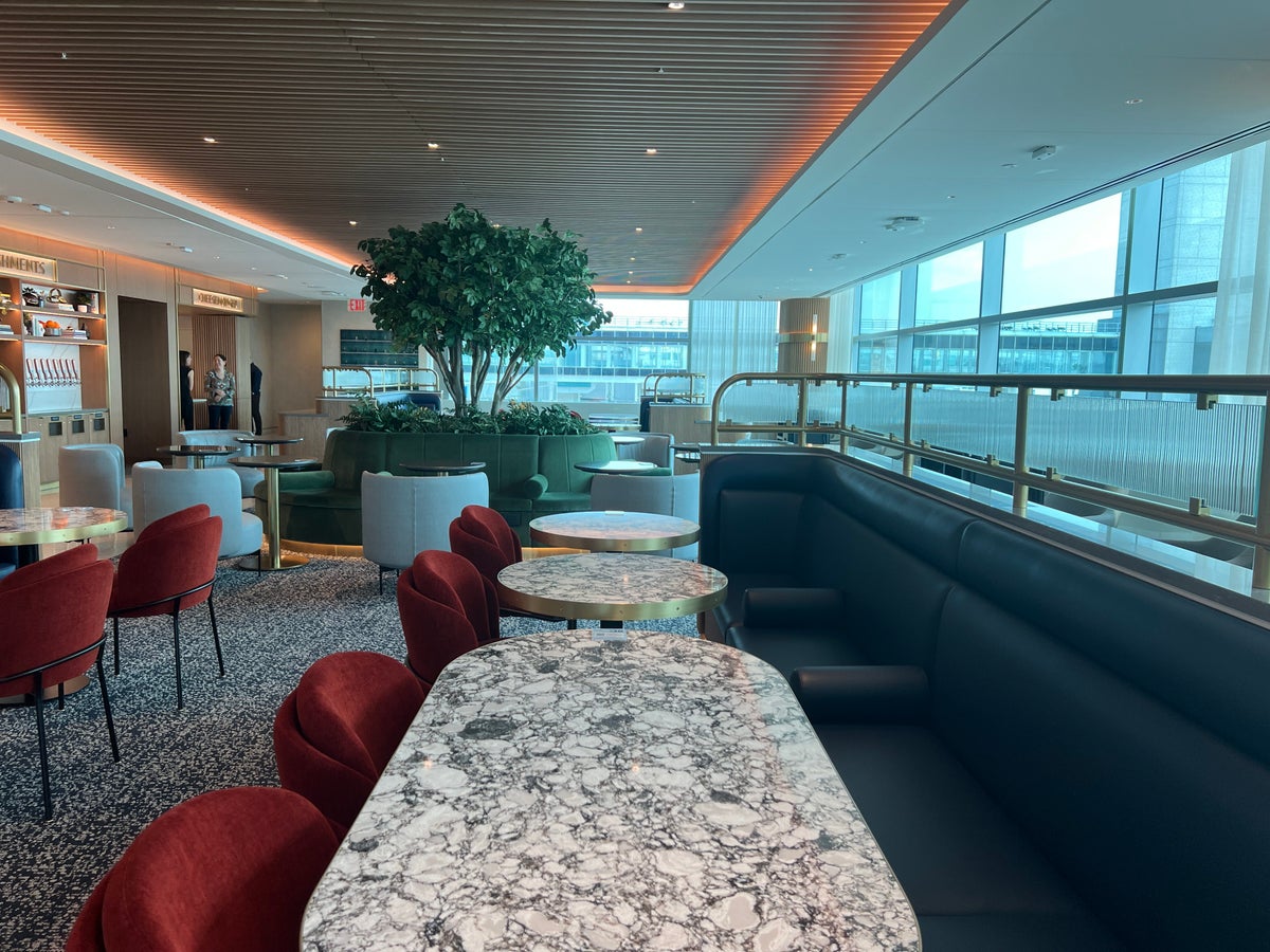 Seating Dining Area Capital One Lounge JFK