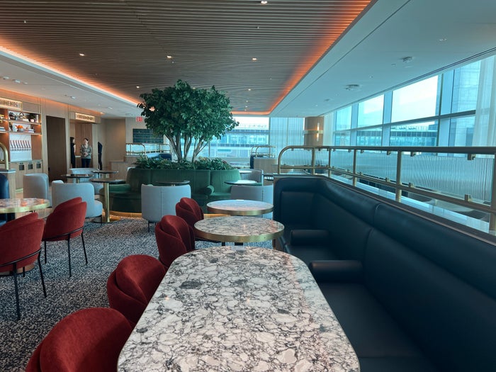 Seating Dining Area Capital One Lounge JFK