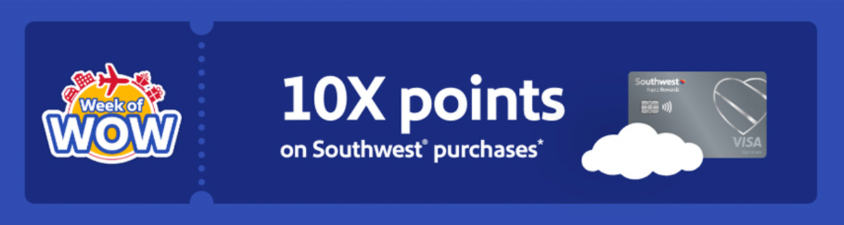 Southwest 10x Promotion