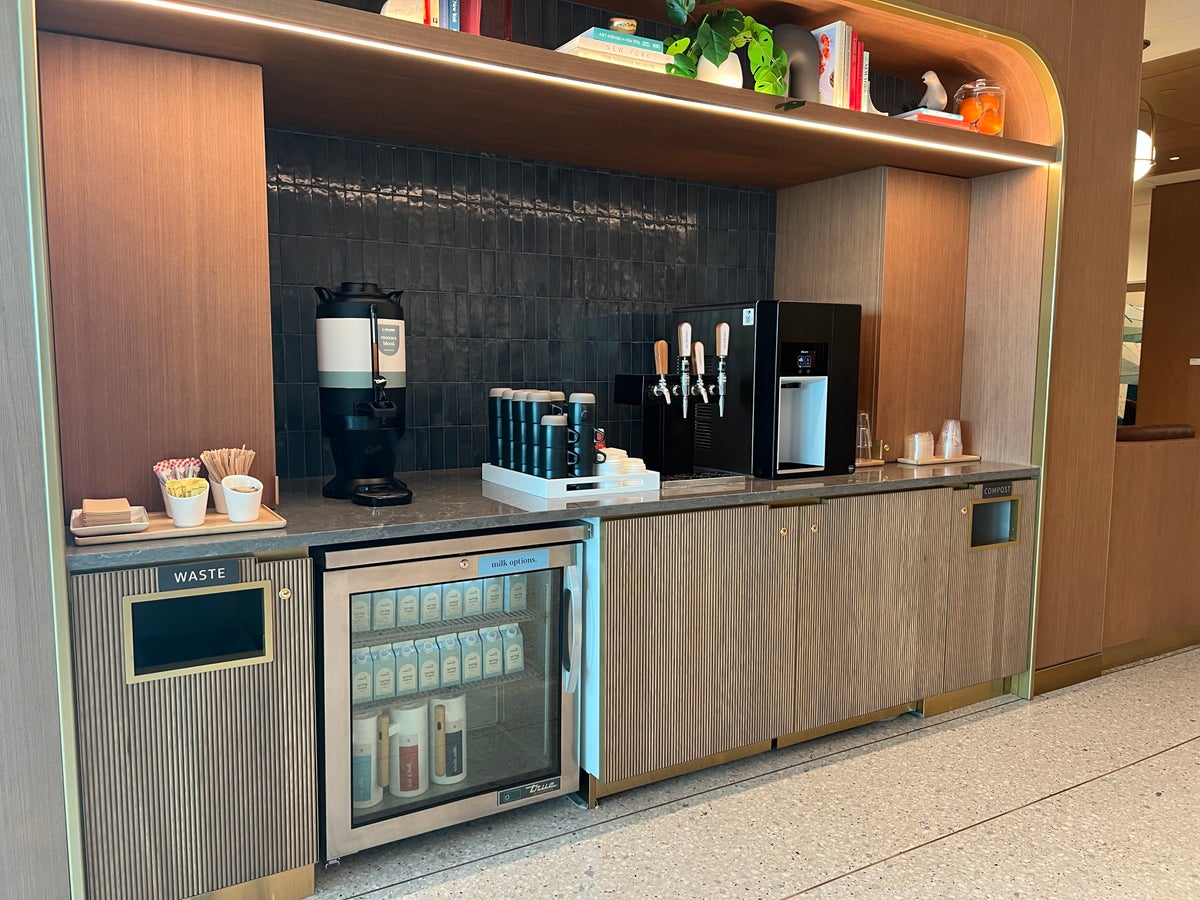 To Go Coffee Options Capital One Lounge JFK