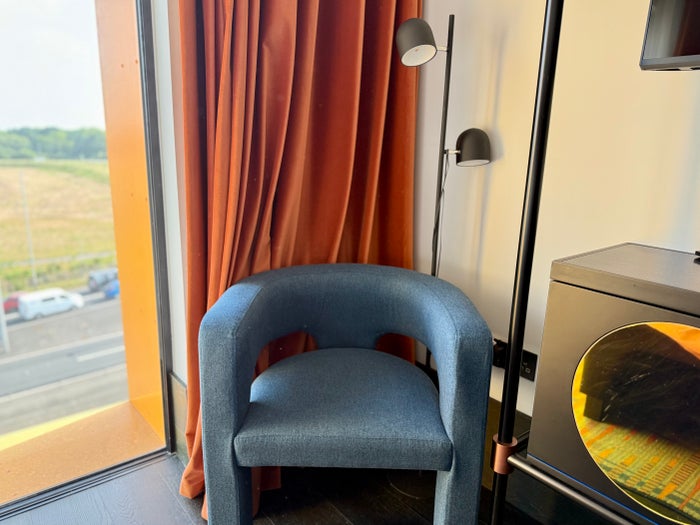 Tribe Hotel Manchester Airport corner seat Tribe Hotel Manchester Airport corner seat