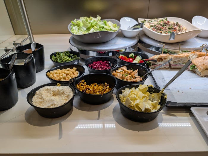United Club FLL food and beverages salad bar