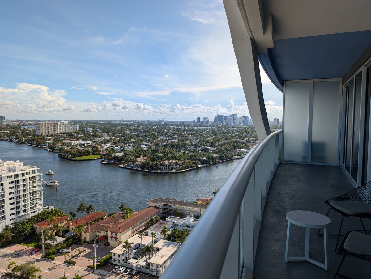 W Fort Lauderdale Residential Suite balcony view