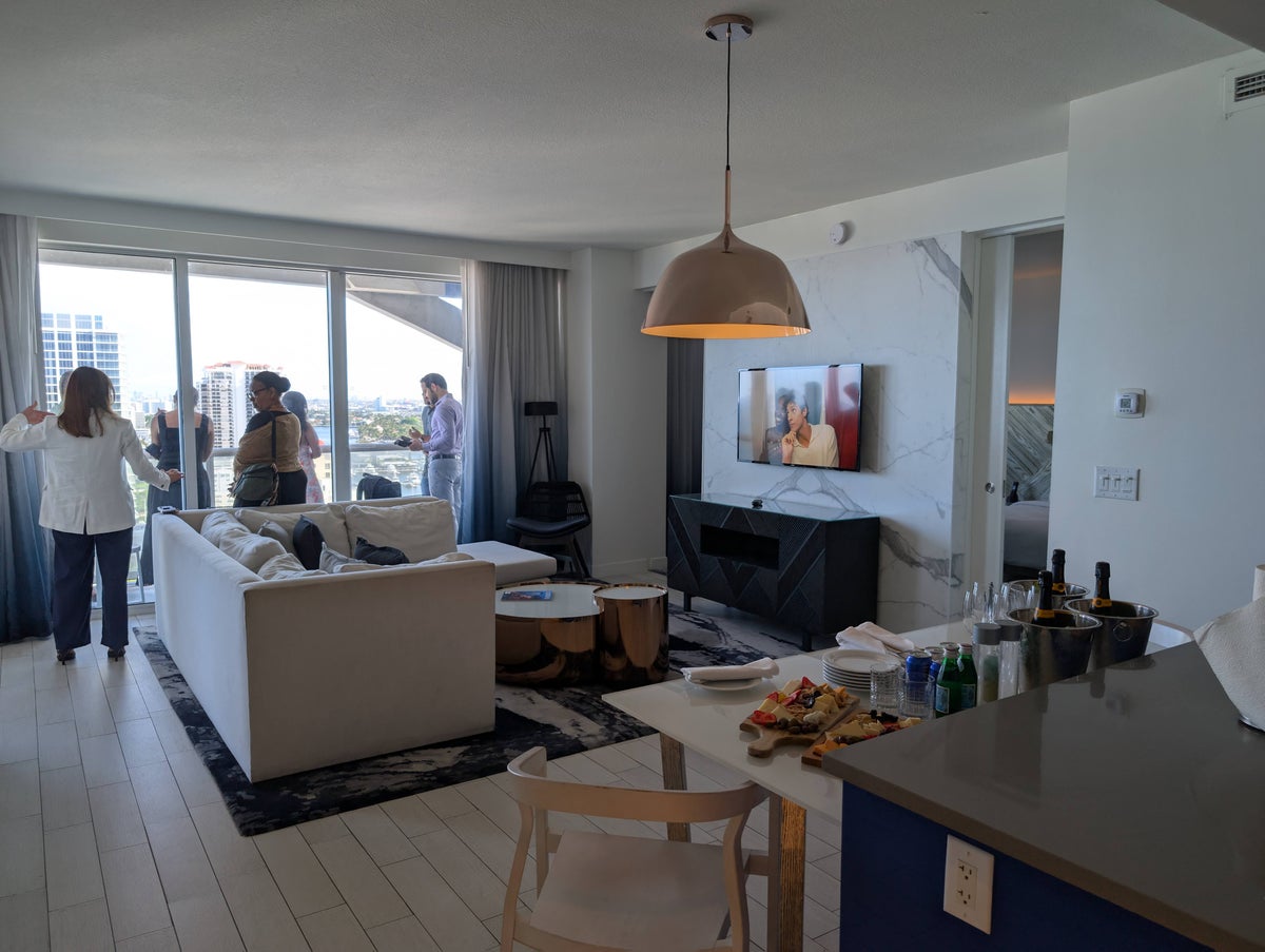 W Fort Lauderdale Residential Suite living room