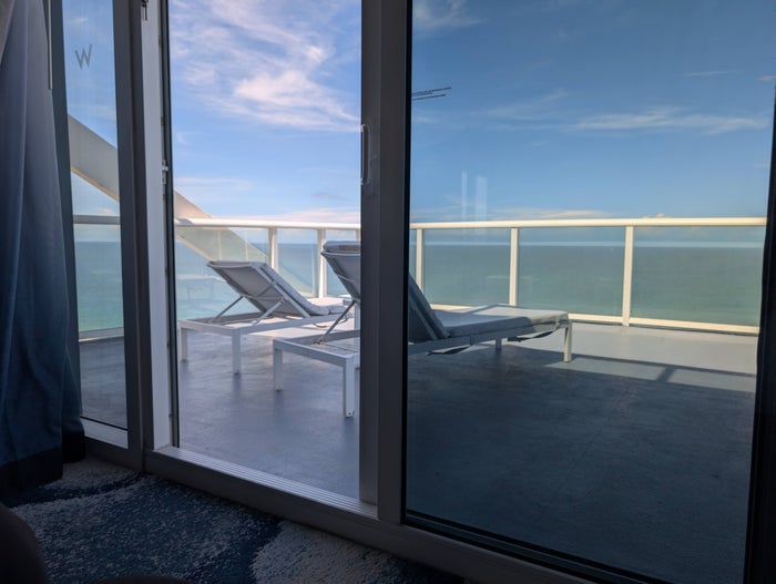 W Fort Lauderdale Supreme Suite balcony W Fort Lauderdale Supreme Suite balcony