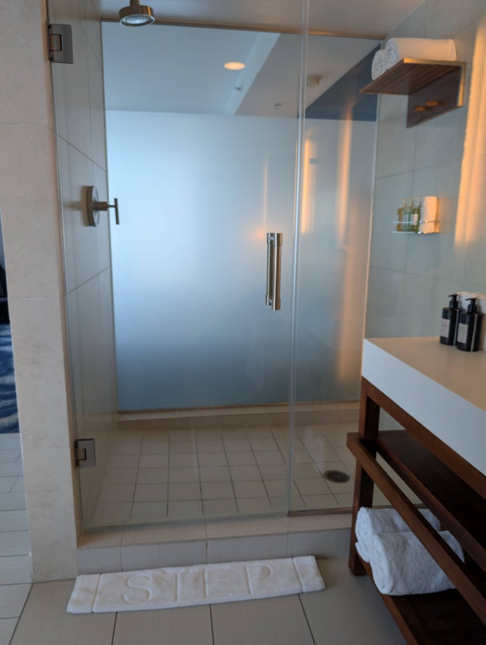 W Fort Lauderdale Supreme Suite bathroom shower W Fort Lauderdale Supreme Suite bathroom shower
