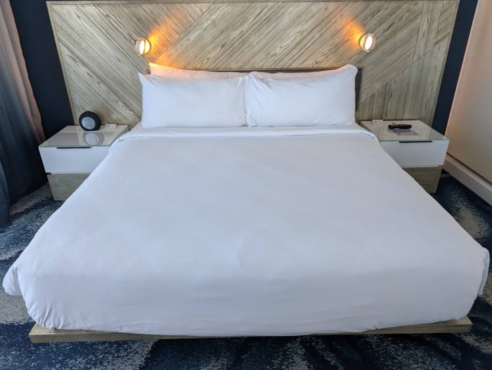 W Fort Lauderdale Supreme Suite bedroom king bed W Fort Lauderdale Supreme Suite bedroom king bed