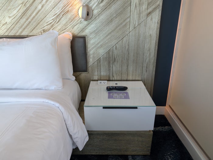 W Fort Lauderdale Supreme Suite bedroom nightstand W Fort Lauderdale Supreme Suite bedroom nightstand