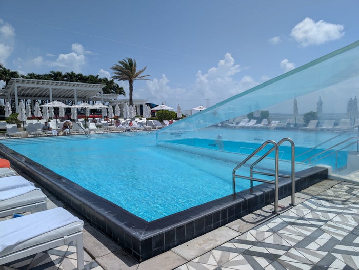 W Fort Lauderdale amenities WET East pool stairs W Fort Lauderdale amenities WET East pool stairs