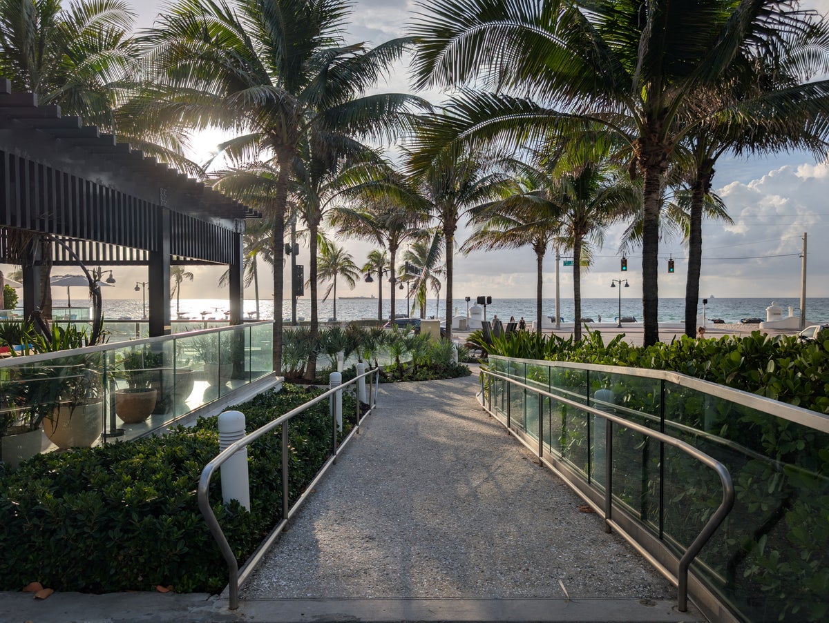 W Fort Lauderdale amenities beach walkway