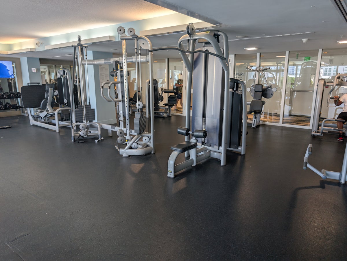 W Fort Lauderdale amenities fitness center weights