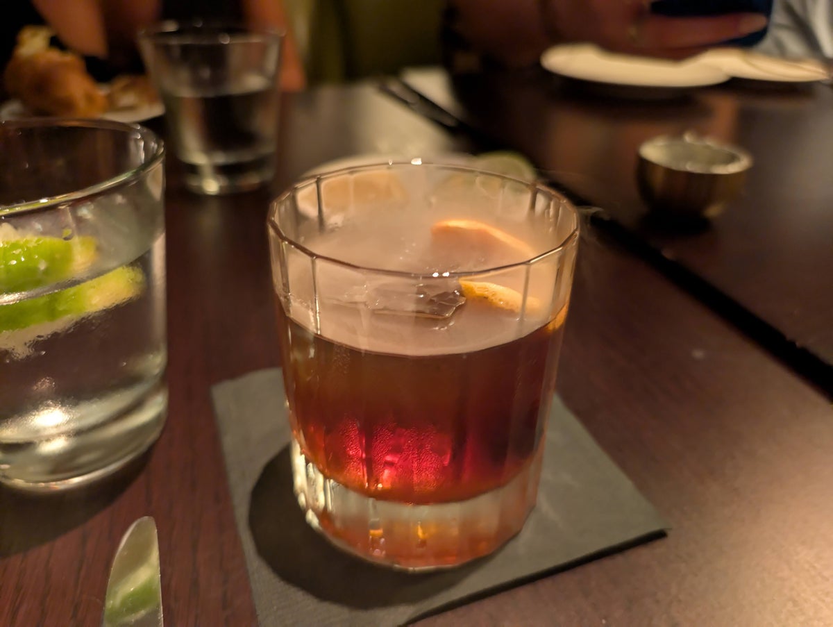 W Fort Lauderdale food and beverages Steak 954 double smoked old fashioned