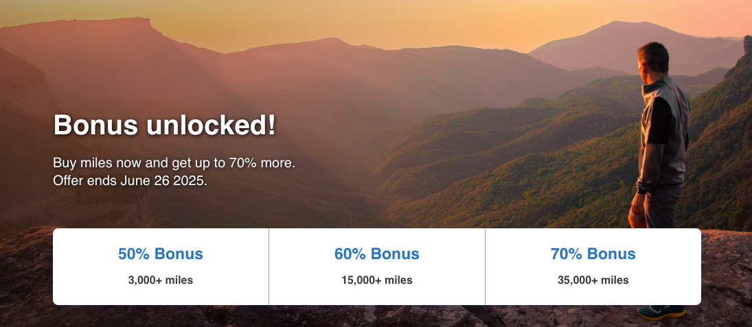 buy Alaska miles offer June 2025