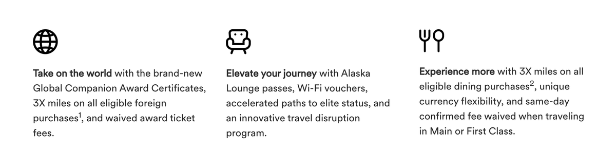 Alaska Airlines premium credit card details