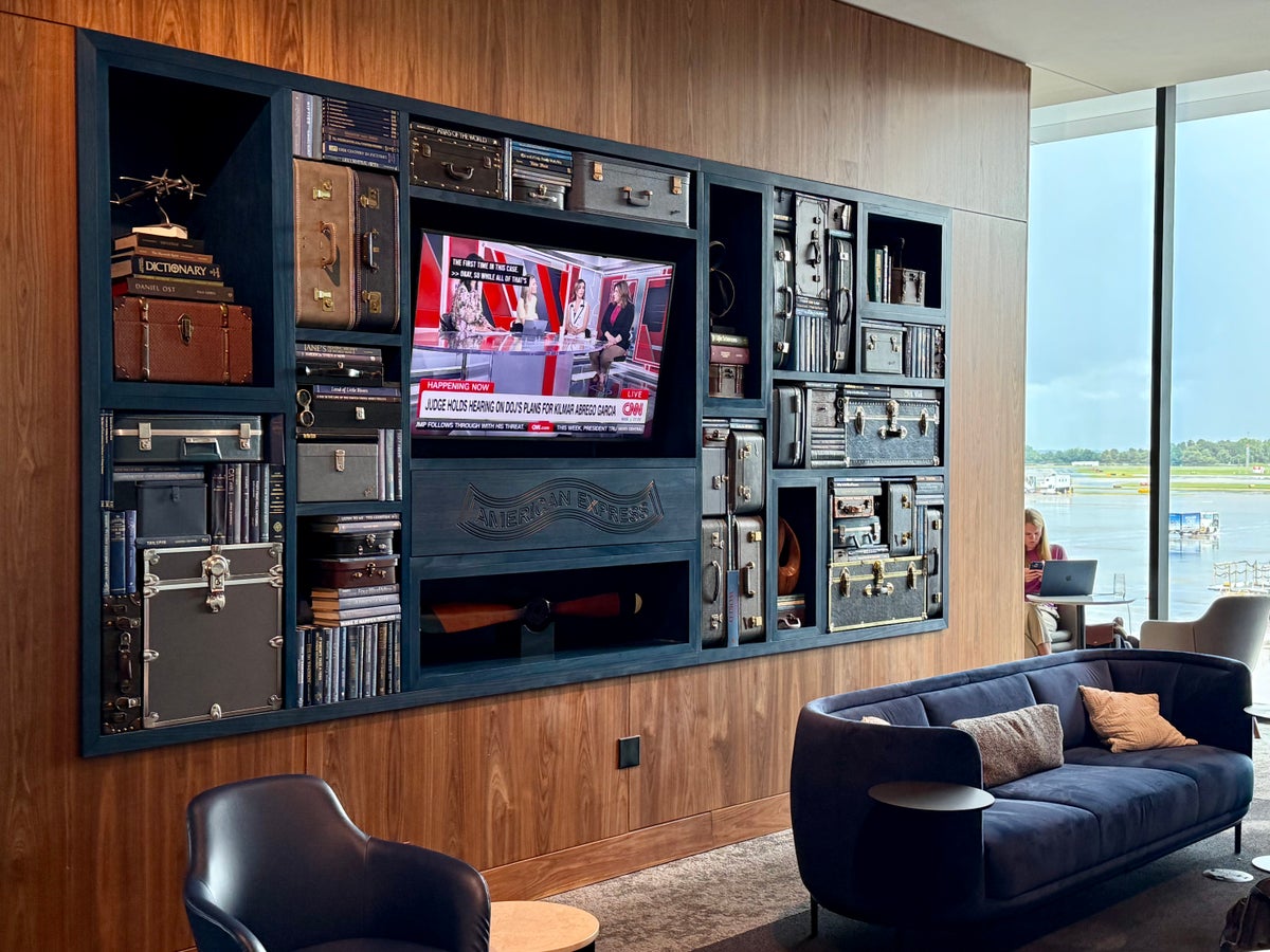Atlanta ATL American Express Centurion Lounge branding