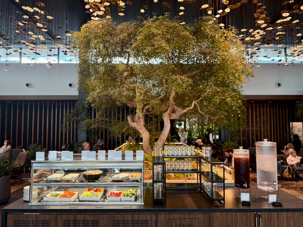 Atlanta ATL American Express Centurion Lounge cold buffet
