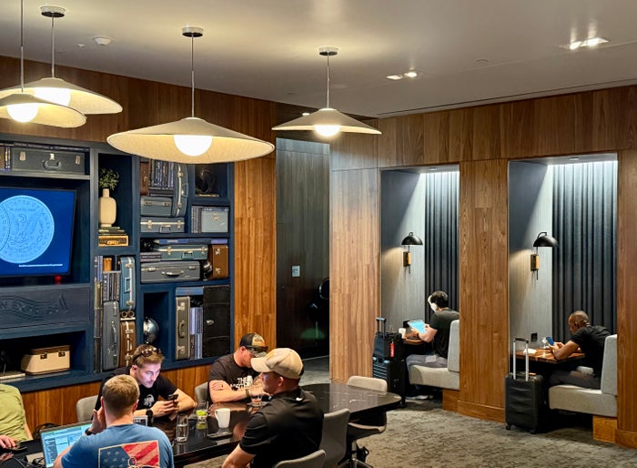 Atlanta ATL American Express Centurion Lounge functional space Atlanta ATL American Express Centurion Lounge functional space