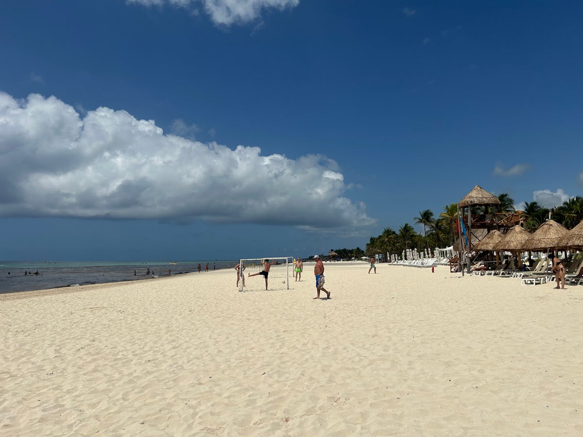 Beach view at the Iberostar Waves Quetzal