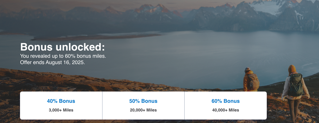 Buy Alaska miles July 2025