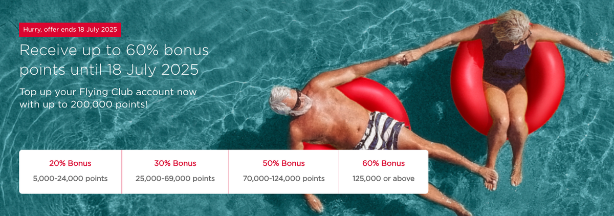 Buy Virgin points July 2025 60 bonus
