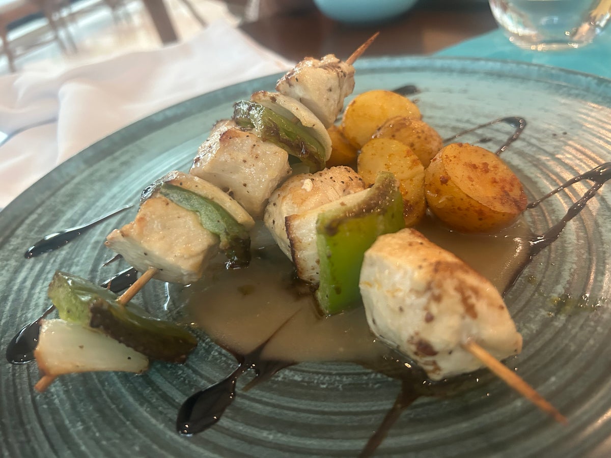 Chicken Kebap at Mare Nostrum Iberostar Waves Quetzal