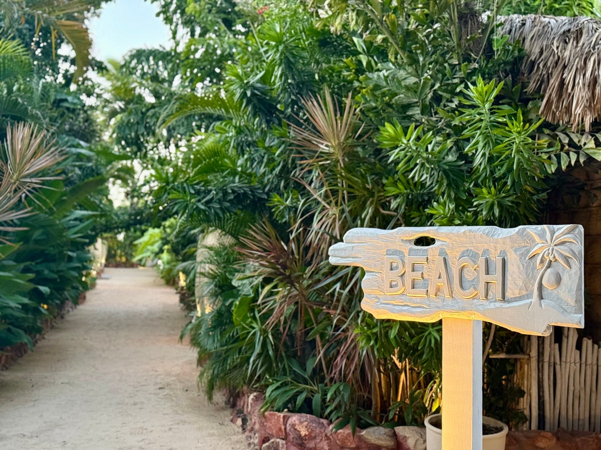 Chili Beach Hotel Brazil beach sign