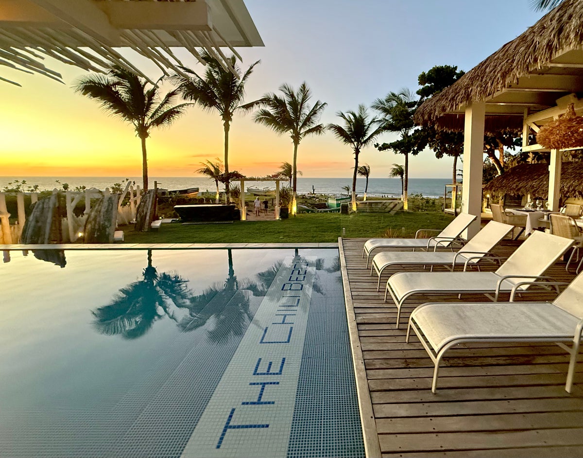 Chili Beach Hotel Brazil pool sunset