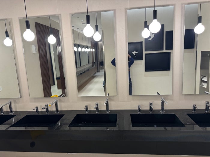 Copa Club PTY Terminal 2 bathroom sinks Copa Club PTY Terminal 2 bathroom sinks