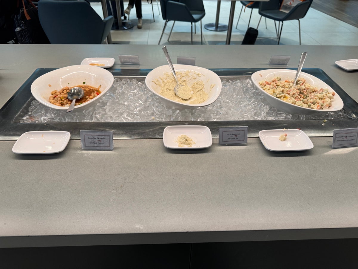 Copa Club PTY Terminal 2 buffet empty items