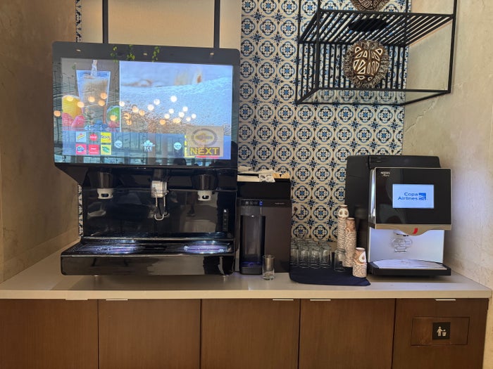 Copa Club PTY Terminal 2 drink machines soda coffee Copa Club PTY Terminal 2 drink machines soda coffee