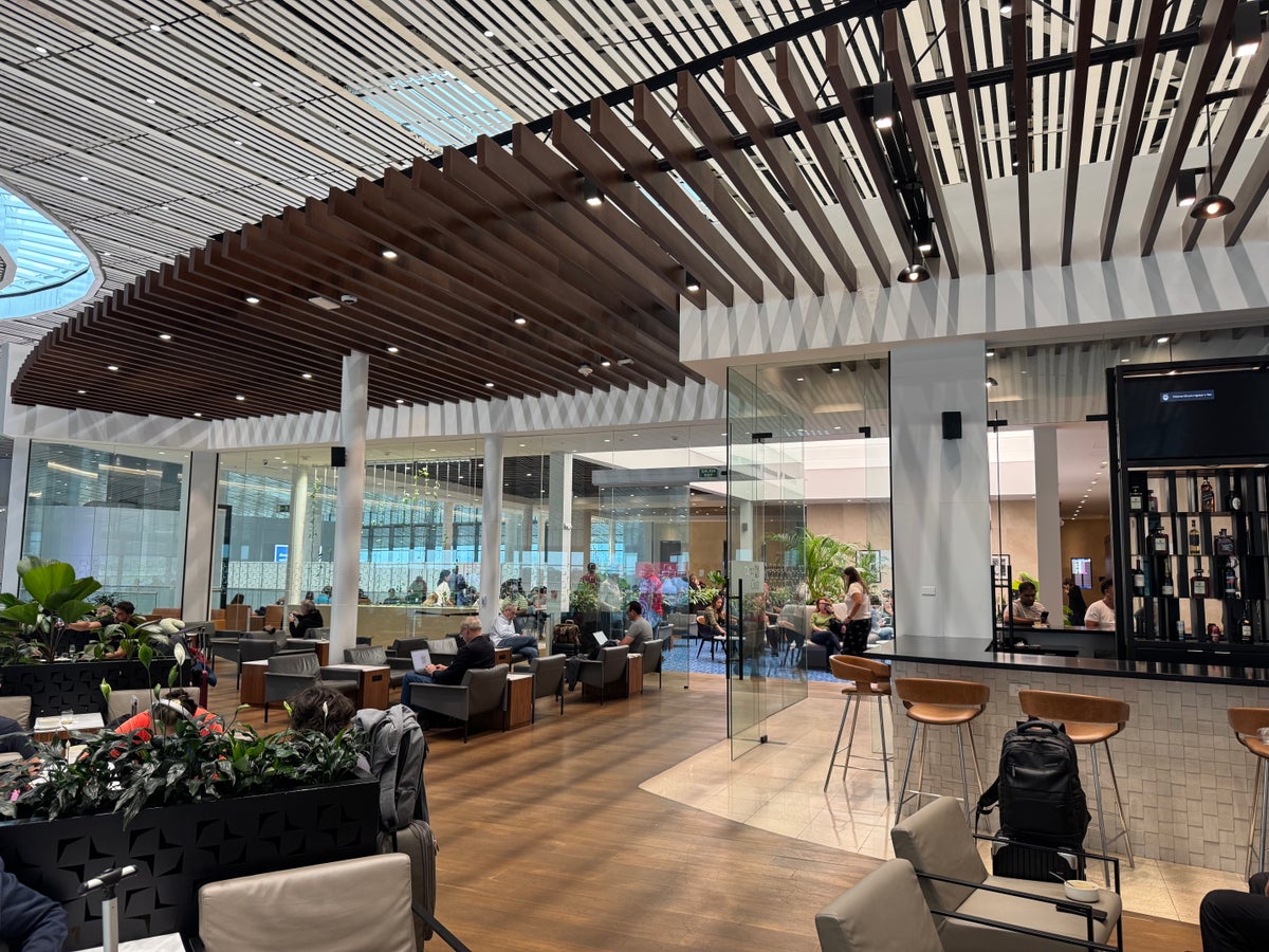 Copa Club PTY Terminal 2 rear seating behind bar