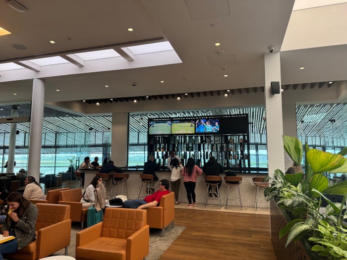 Copa Club PTY Terminal 2 seating main bar Copa Club PTY Terminal 2 seating main bar
