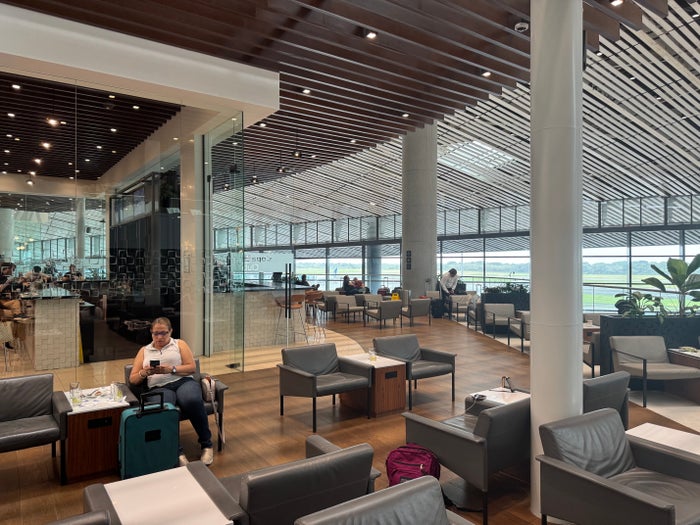 Copa Club PTY Terminal 2 seating terrace Copa Club PTY Terminal 2 seating terrace