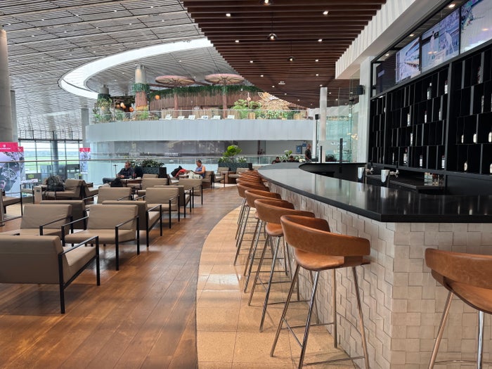 Copa Club PTY Terminal 2 terrace bar side view Copa Club PTY Terminal 2 terrace bar side view